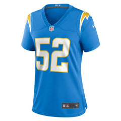 NFL Khalil Mack Los Angeles Chargers Women's Player Jersey - Powder Blue