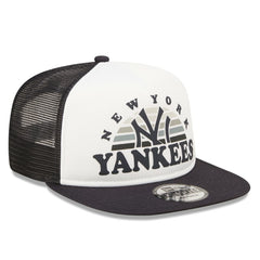 New York Yankees New Era Gradient Golfer 9FIFTY Snapback Hat - White/Navy Hats