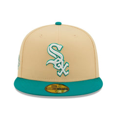 Chicago White Sox New Era Mango Forest 59FIFTY fitted hat - Natural/Teal Hats