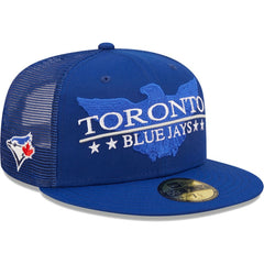 Toronto Blue Jays New Era Patriot Trucker 9FIFTY Snapback Hat - Royal Hats
