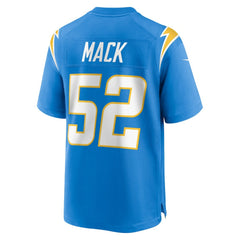 NFL Khalil Mack Los Angeles Chargers Youth Game Jersey - Powder Blue