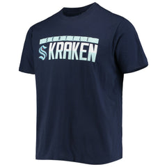 NHL Seattle Kraken Levelwear Richmond Wordmark T-Shirt - Navy