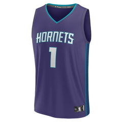 NBA LaMelo Ball Charlotte Hornets Fast Break Replica Player Jersey - Statement Edition - Purple