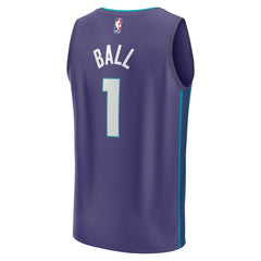 NBA LaMelo Ball Charlotte Hornets Fast Break Replica Player Jersey - Statement Edition - Purple