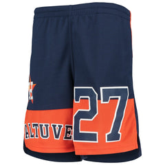 Jose Altuve Houston Astros Youth Pandemonium Name & Number Shorts - Navy Shorts
