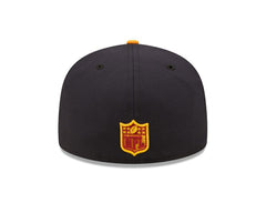 Cleveland Browns New Era 60th Anniversary 59FIFTY Fitted Hat Navy/Gold