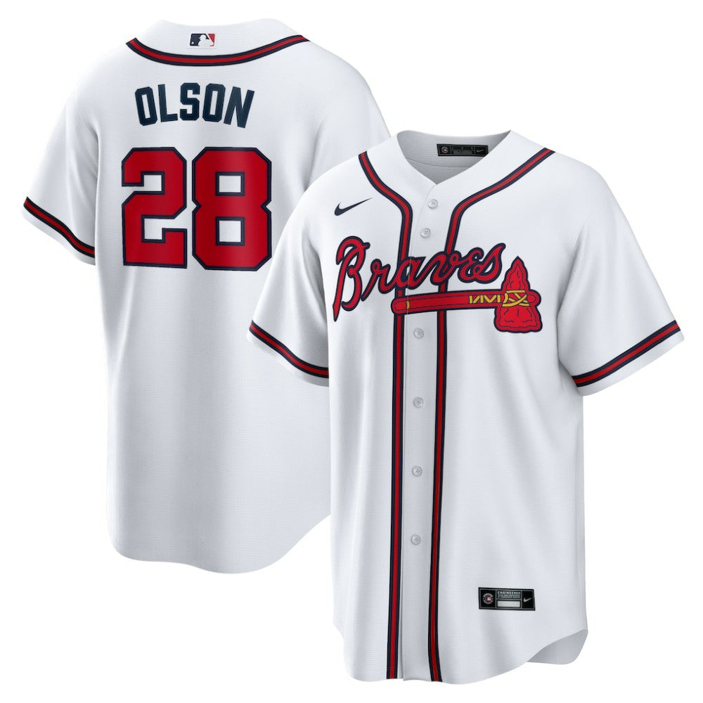 MLB Matt Olson Atlanta Braves Nike Home Replica Player Jersey - White