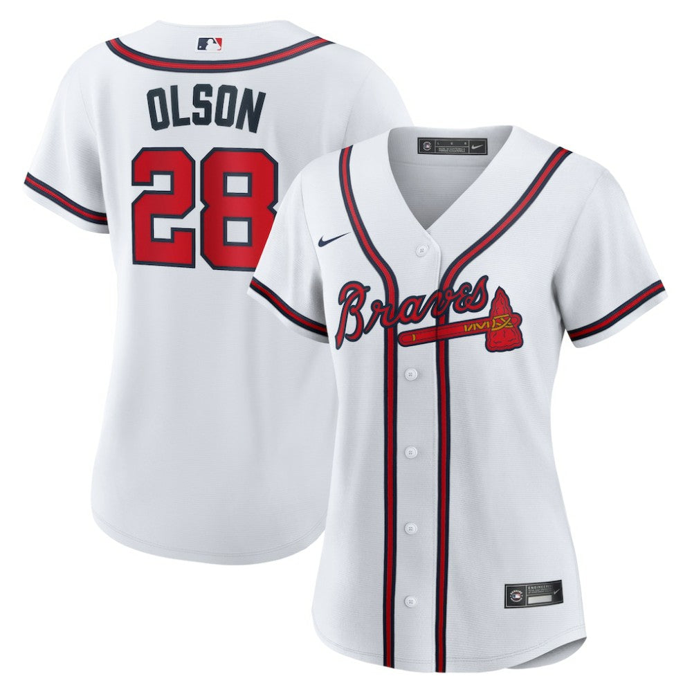 MLB Matt Olson Atlanta Braves Nike Women's Home Replica Player Jersey - White