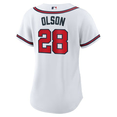 MLB Matt Olson Atlanta Braves Nike Women's Home Replica Player Jersey - White