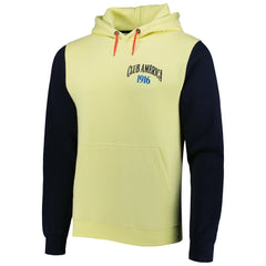 Club America Retro Raglan Pullover Hoodie Yellow
