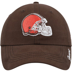 Cleveland Browns '47 Women's Miata Clean Up Primary Logo Adjustable Hat Brown