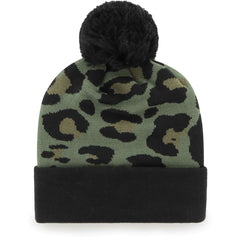 Tampa Bay Buccaneers '47 Women's Bagheera Cuffed Knit Hat with Pom Green/Black