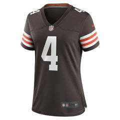 NFL Deshaun Watson Cleveland Browns Women's Player Jersey - Brown
