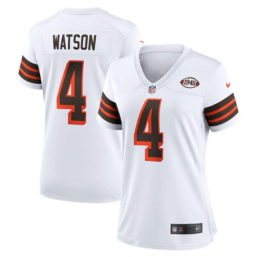NFL Deshaun Watson Cleveland Browns Women's Player Jersey - White