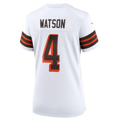 NFL Deshaun Watson Cleveland Browns Women's Player Jersey - White