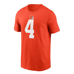 Deshaun Watson Cleveland Browns Player Name & Number T-Shirt Orange