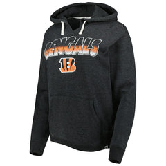 Cincinnati Bengals '47 Women's Color Rise Kennedy Pullover Hoodie Black