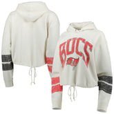 Tampa Bay Buccaneers '47 Women's Harper Pullover Hoodie Oatmeal