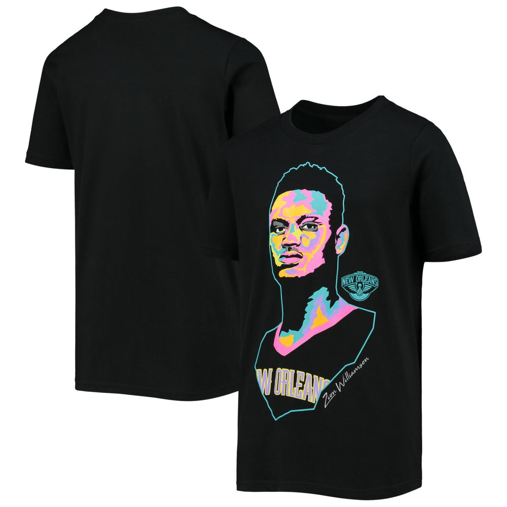 Zion Williamson New Orleans Pelicans Youth Artist Series T-Shirt Black