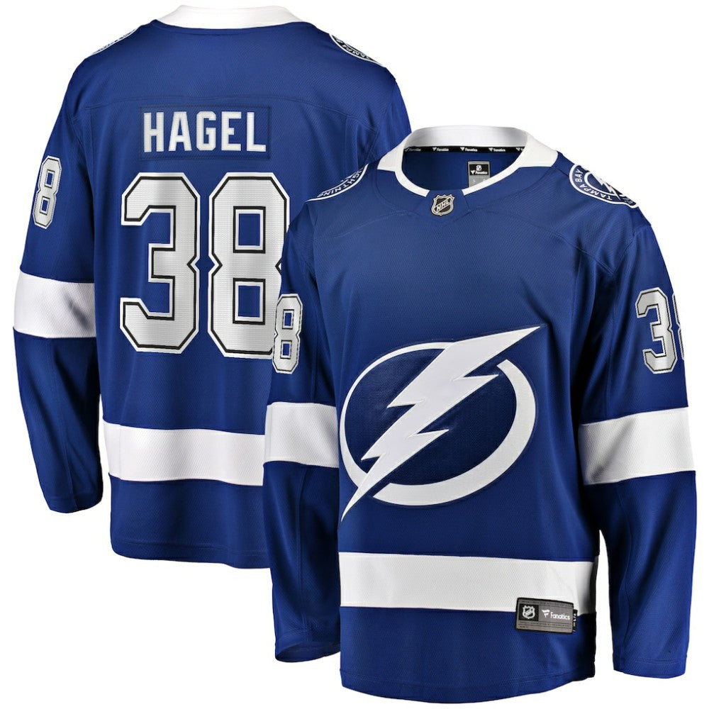 NHL Brandon Hagel Tampa Bay Lightning Fanatics Home Breakaway Player Jersey - Blue