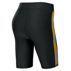 Pittsburgh Steelers WEAR by Erin Andrews Women's Biker Shorts Black