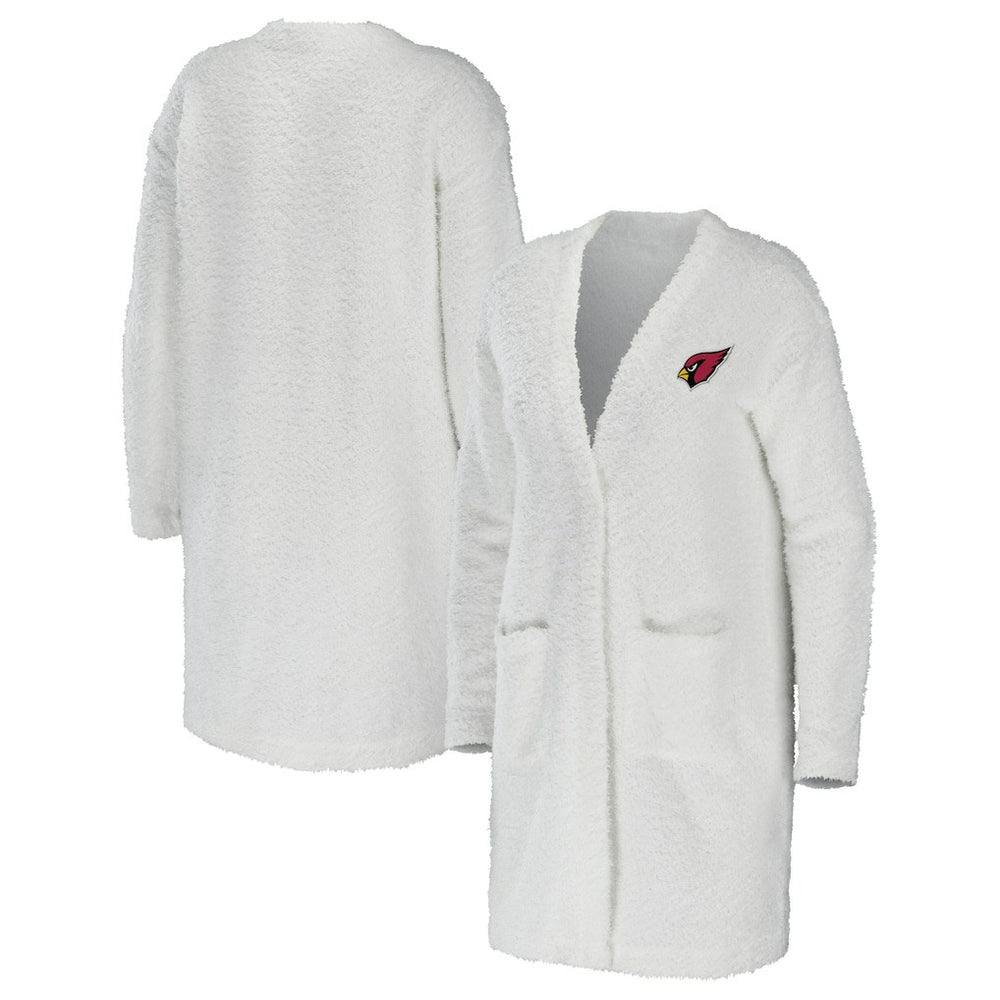 Arizona Cardinals WEAR by Erin Andrews Women's Cozy Lounge Cardigan Sweater Cream