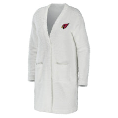Arizona Cardinals WEAR by Erin Andrews Women's Cozy Lounge Cardigan Sweater Cream