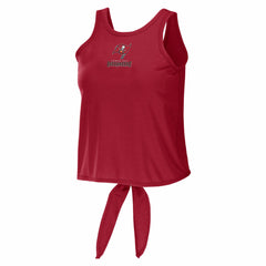 Tampa Bay Buccaneers WEAR by Erin Andrews Women's Open Back Twist Tie Tank Top Red