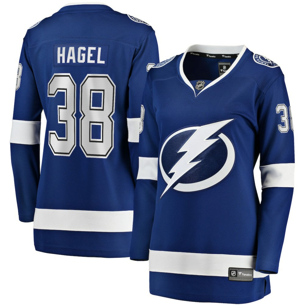NHL Brandon Hagel Tampa Bay Lightning Fanatics Women's Home Breakaway Player Jersey - Blue