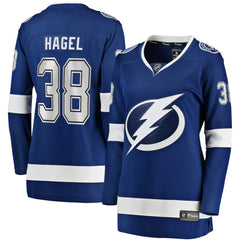 NHL Brandon Hagel Tampa Bay Lightning Fanatics Women's Home Breakaway Player Jersey - Blue