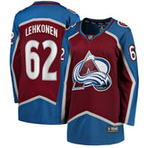 NHL Artturi Lehkonen Colorado Avalanche Fanatics Women's Home Breakaway Player Jersey - Burgundy