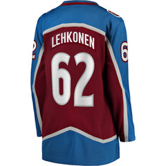NHL Artturi Lehkonen Colorado Avalanche Fanatics Women's Home Breakaway Player Jersey - Burgundy