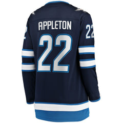 NHL Mason Appleton Winnipeg Jets Fanatics Women's Home Breakaway Jersey - Navy