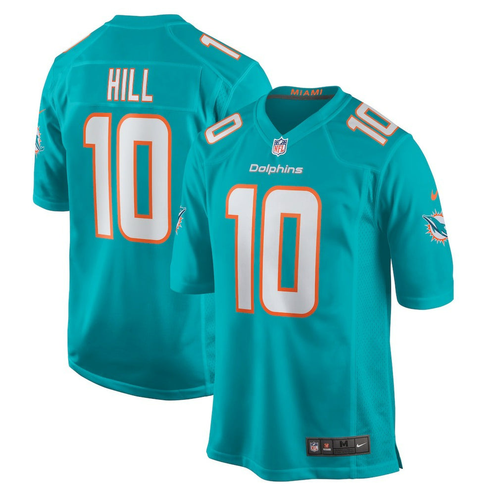 NFL Tyreek Hill Miami Dolphins Game Jersey - Aqua