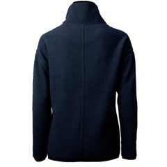 Philadelphia Phillies Cutter & Buck Women's Cascade Eco Sherpa Fleece Quarter-Zip Pullover Jacket - Navy Jackets