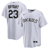 MLB Kris Bryant Colorado Rockies Nike Replica Player Jersey - White/Purple