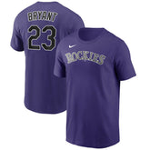 Kris Bryant Colorado Rockies Nike Name & Number T-Shirt - Purple T-shirts