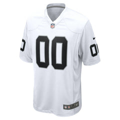 NFL Las Vegas Raiders Youth Team Custom Game Jersey - White