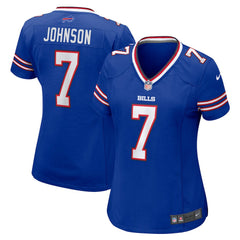 NFL Taron Johnson Buffalo Bills Women's Game Player Jersey - Royal