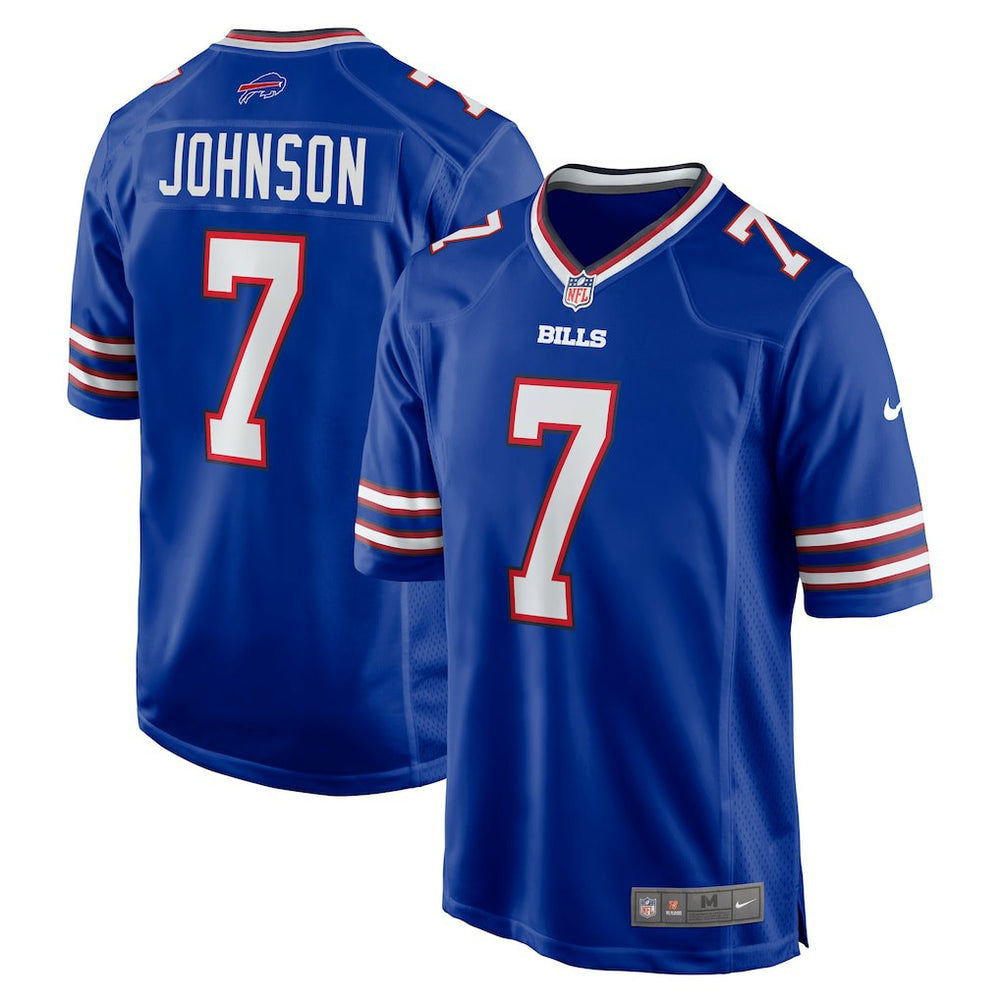 NFL Taron Johnson Buffalo Bills Game Jersey - Royal