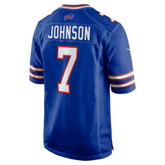 Taron Johnson Buffalo Bills Game Jersey Royal