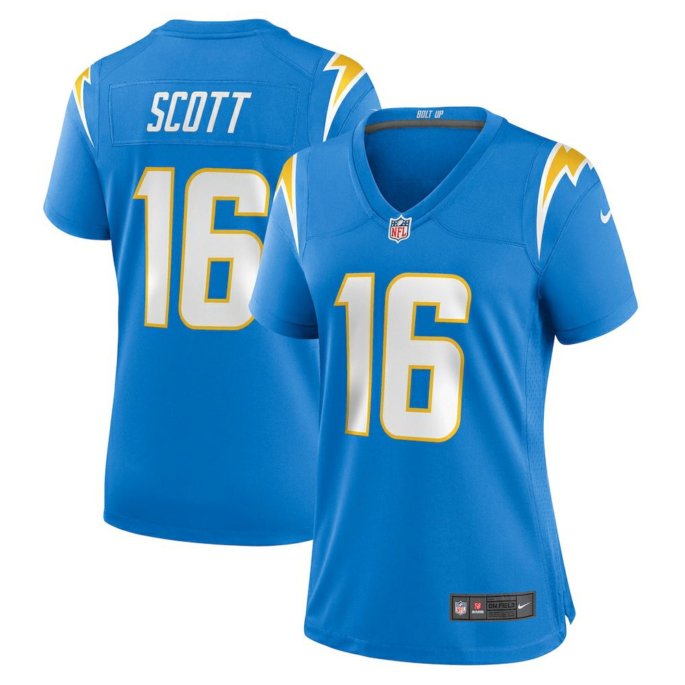 NFL JK Scott Los Angeles Chargers Women's Game Jersey - Powder Blue
