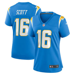 NFL JK Scott Los Angeles Chargers Women's Game Jersey - Powder Blue