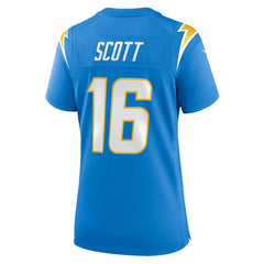 NFL JK Scott Los Angeles Chargers Women's Game Jersey - Powder Blue