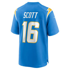 NFL JK Scott Los Angeles Chargers Game Jersey - Powder Blue