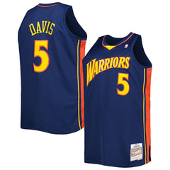 NBA Baron Davis Golden State Warriors Big & Tall Hardwood Classics 2006/07 Swingman Jersey sale - Navy
