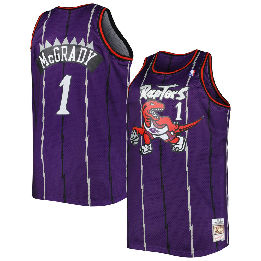NBA Tracy McGrady Toronto Raptors Big & Tall Hardwood Classics 1998/99 Swingman Jersey - Purple