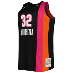 NBA Shaquille O'Neal Miami Heat Big & Tall Hardwood Classics 2005/06 Swingman Jersey - Black