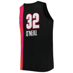 NBA Shaquille O'Neal Miami Heat Big & Tall Hardwood Classics 2005/06 Swingman Jersey - Black