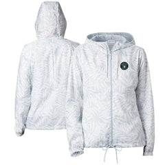 Milwaukee Brewers Columbia Women's Flash Forward Full-Zip Windbreaker Jacket - Gray Jackets